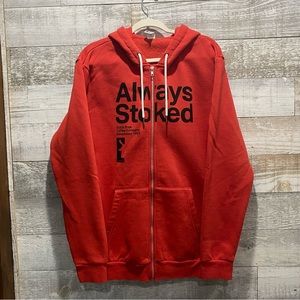 Dutch Bros “Always Stoked” Zip-Up Hoodie